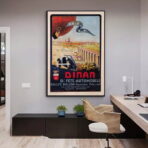 poster dinan vintage