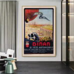 poster dinan vintage