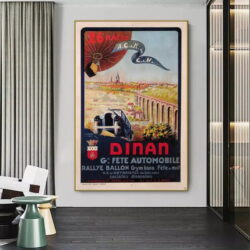poster dinan vintage
