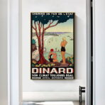 poster dinard vintage