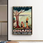 poster dinard vintage