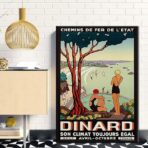 poster dinard vintage