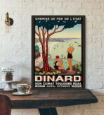 poster dinard vintage