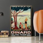 poster dinard vintage