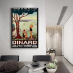 poster dinard vintage