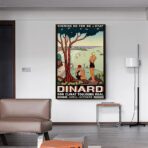 poster dinard vintage