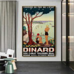 poster dinard vintage