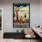 poster dinard vintage