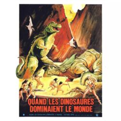 poster vintage dinosauro