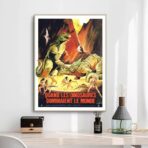 poster vintage dinosauro