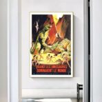 poster vintage dinosauro