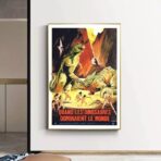 poster vintage dinosauro