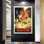 poster vintage dinosauro