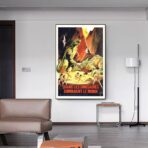 poster vintage dinosauro