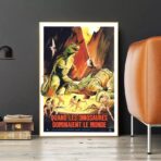 poster vintage dinosauro