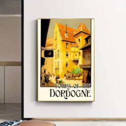 poster vintage dordogna