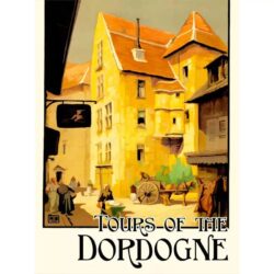 poster vintage dordogna