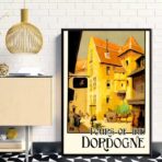 poster vintage dordogna