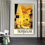 poster vintage dordogna