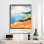 poster vintage dune du pyla