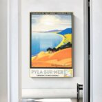 poster vintage dune du pyla