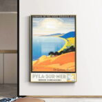 poster vintage dune du pyla