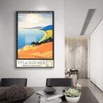 poster vintage dune du pyla