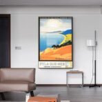 poster vintage dune du pyla
