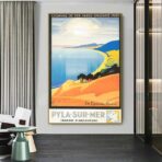 poster vintage dune du pyla
