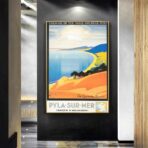 poster vintage dune du pyla