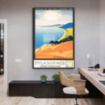poster vintage dune du pyla