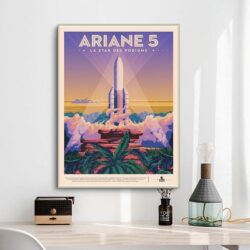 poster spaziale vintage