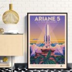 poster spaziale vintage