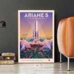 poster spaziale vintage