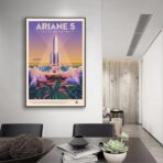 poster spaziale vintage