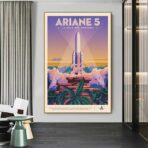 poster spaziale vintage