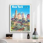 poster vintage stati uniti