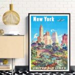 poster vintage stati uniti