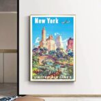 poster vintage stati uniti