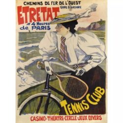 poster vintage etretat