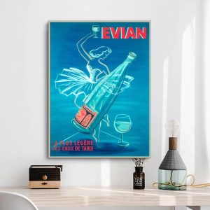 poster evian vintage