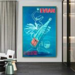 poster evian vintage