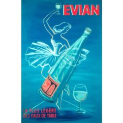 poster evian vintage
