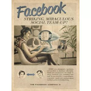 poster facebook vintage