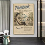 poster facebook vintage