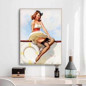 poster donna vintage