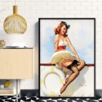 poster donna vintage