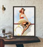 poster donna vintage