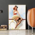 poster donna vintage