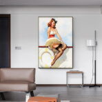 poster donna vintage
